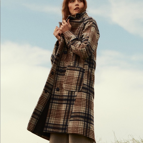 PRICE DROP Greylin Austar Plaid Check Coat - Picture 2 of 7